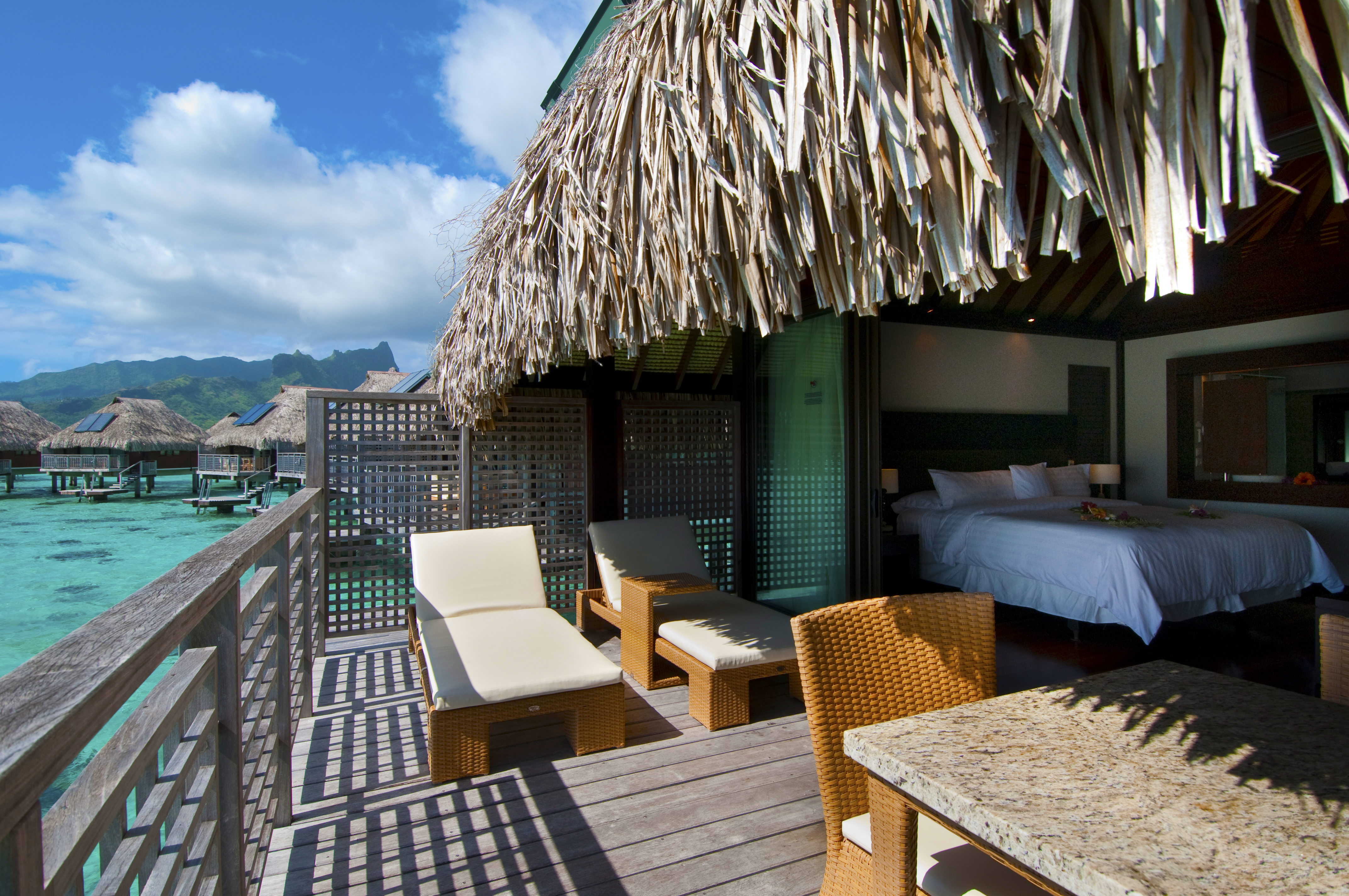 Overwater bungalow villa