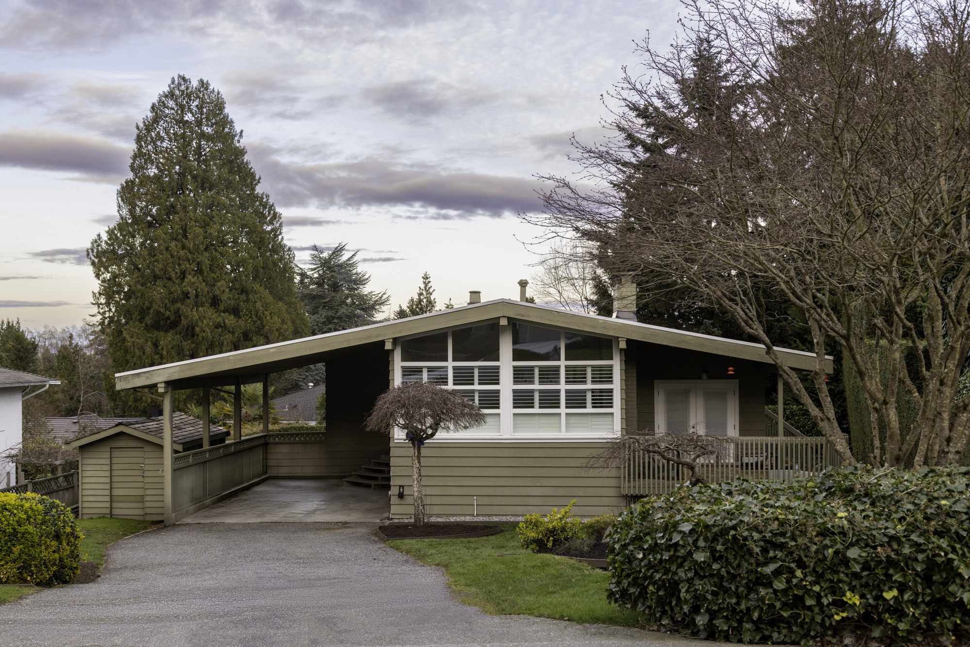 Exterior with sky replacement